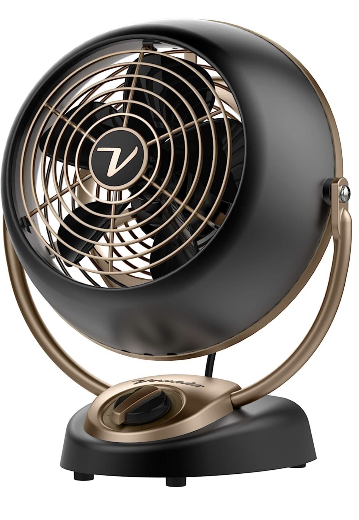 Vornado VFAN Petite Alchemy Vintage Fan, Gunmetal (CR1-0279-102)