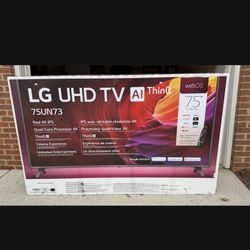 LG 75” TV