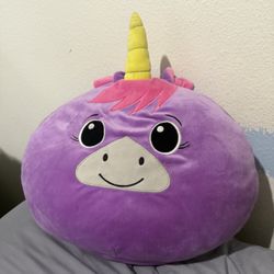 15" Purple Unicorn Mushmillow Pillow Toy Stuffed Animal Plush Plushie