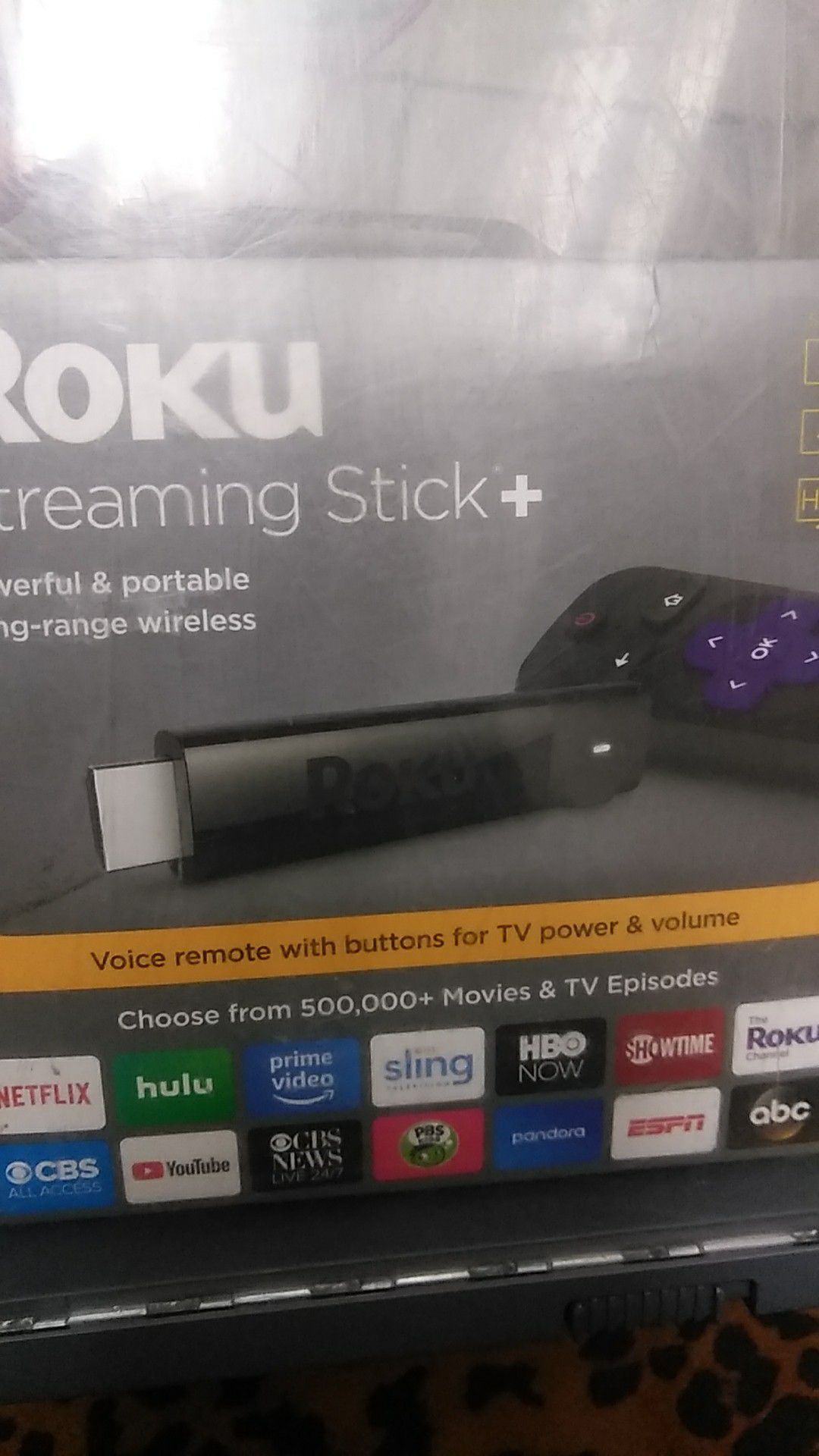 Roku streaming stick ➕. Brand New