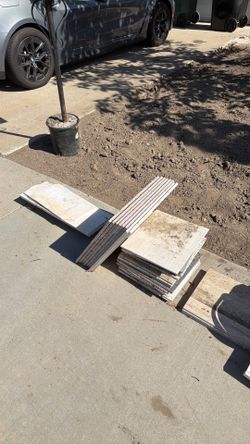 Free granite, marble, porcelain tile and outdoor bins