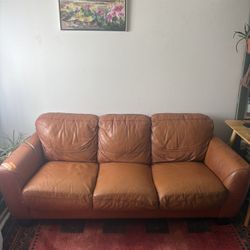 FREE Italian Leather Couch 