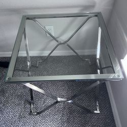 Square Glass Table