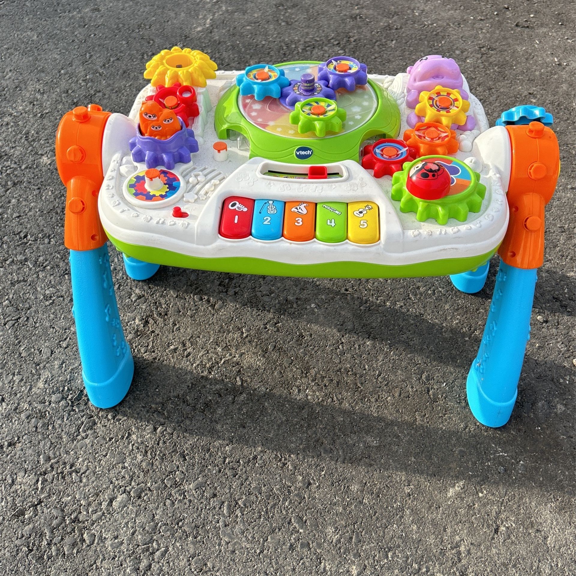Vtech Baby Play Area Fun Activity Toy Orange Blue Green Purple Hippo Toy 