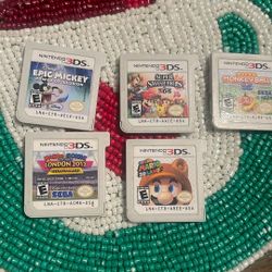 3Ds Games . 30dollars For All.