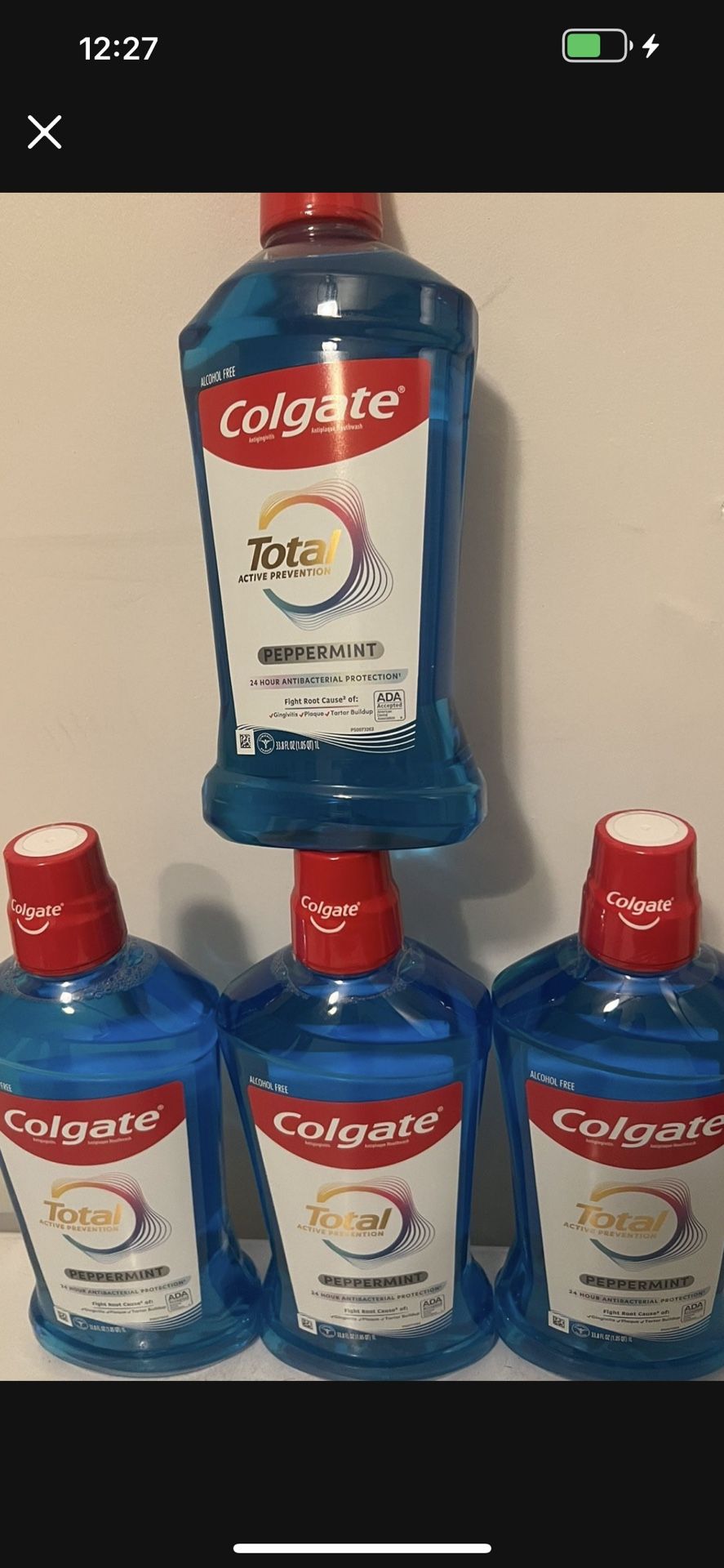 Colgate Total Large Bottles $4 Each