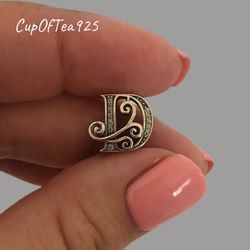 Brand New Sterling Silver 925 Letter B Charm