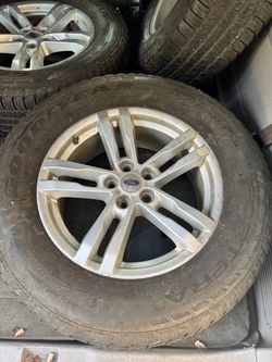 Ford OEM Alloy Wheels with Goodyear Tires