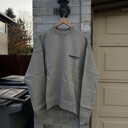 Grey Essentials CrewNeck 