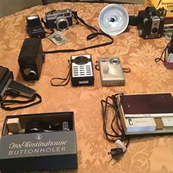 Antique Cameras & Electronics