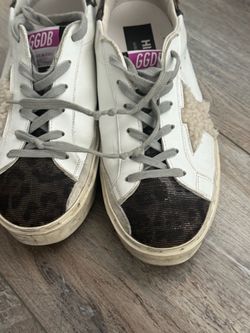 Golden Goose Hi Star Leopard Print Sneakers – Women’s