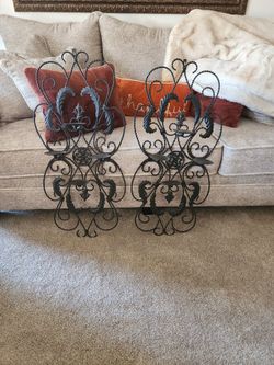 Rod Iron Candle Holders