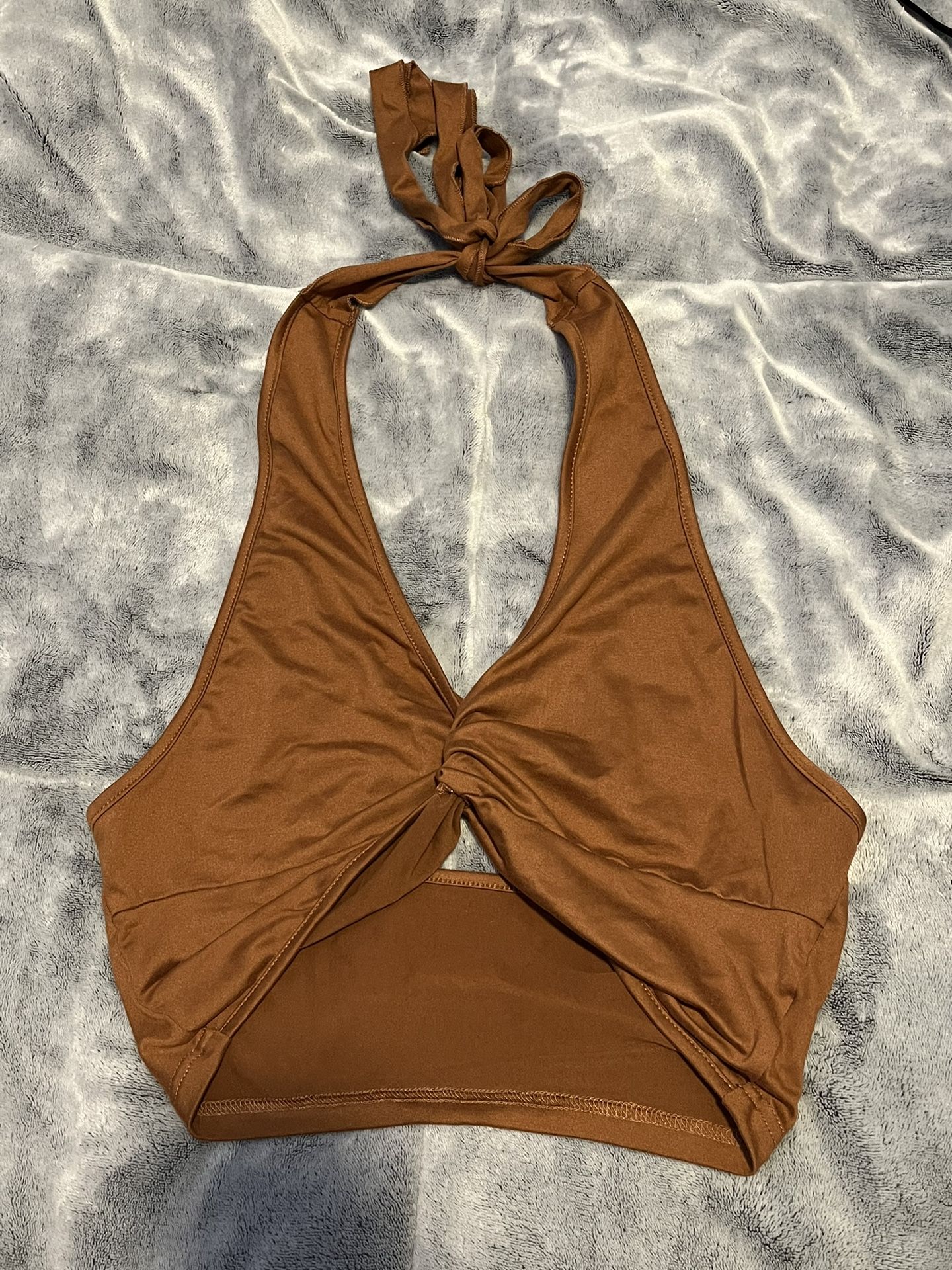 Twist Front Halter Top