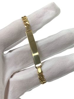 6" Gold I.D bracelet #33600