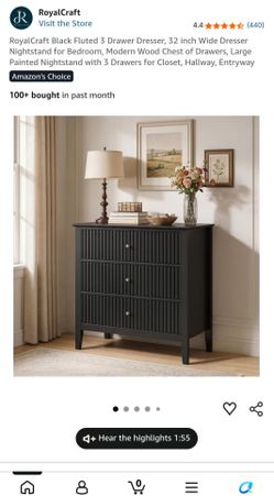 RoyalCraft Dresser Black