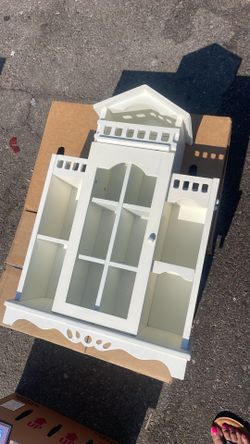 Vintage wooden dollhouse