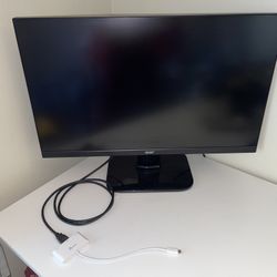 Acer KA272 Abi 27” LED FHD FreeSync Monitor (75Hz, 1ms) + j5create USB-C to HDMI Adapter