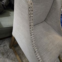Bar Stools With Nail Head Detail