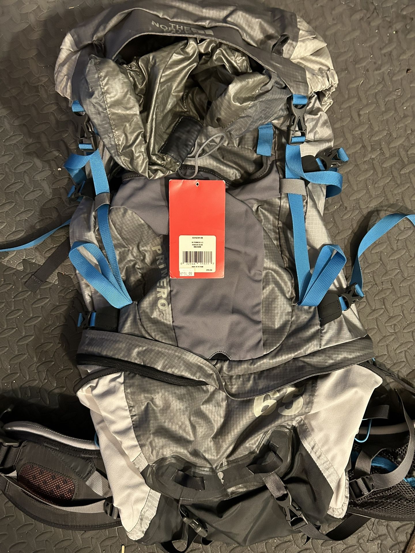 North Face Women's 65L Mochilero Camping Senderismo backpack