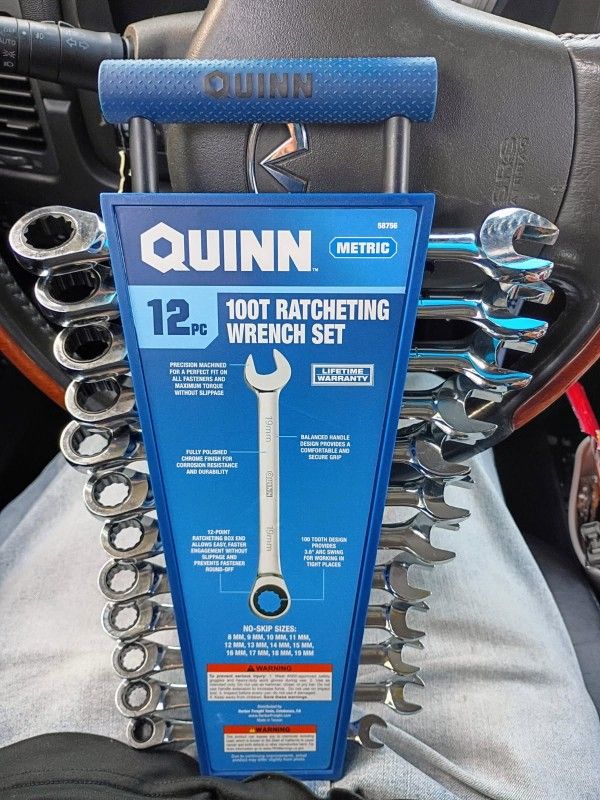 Quinn Ratcheting Wrench Set -metric