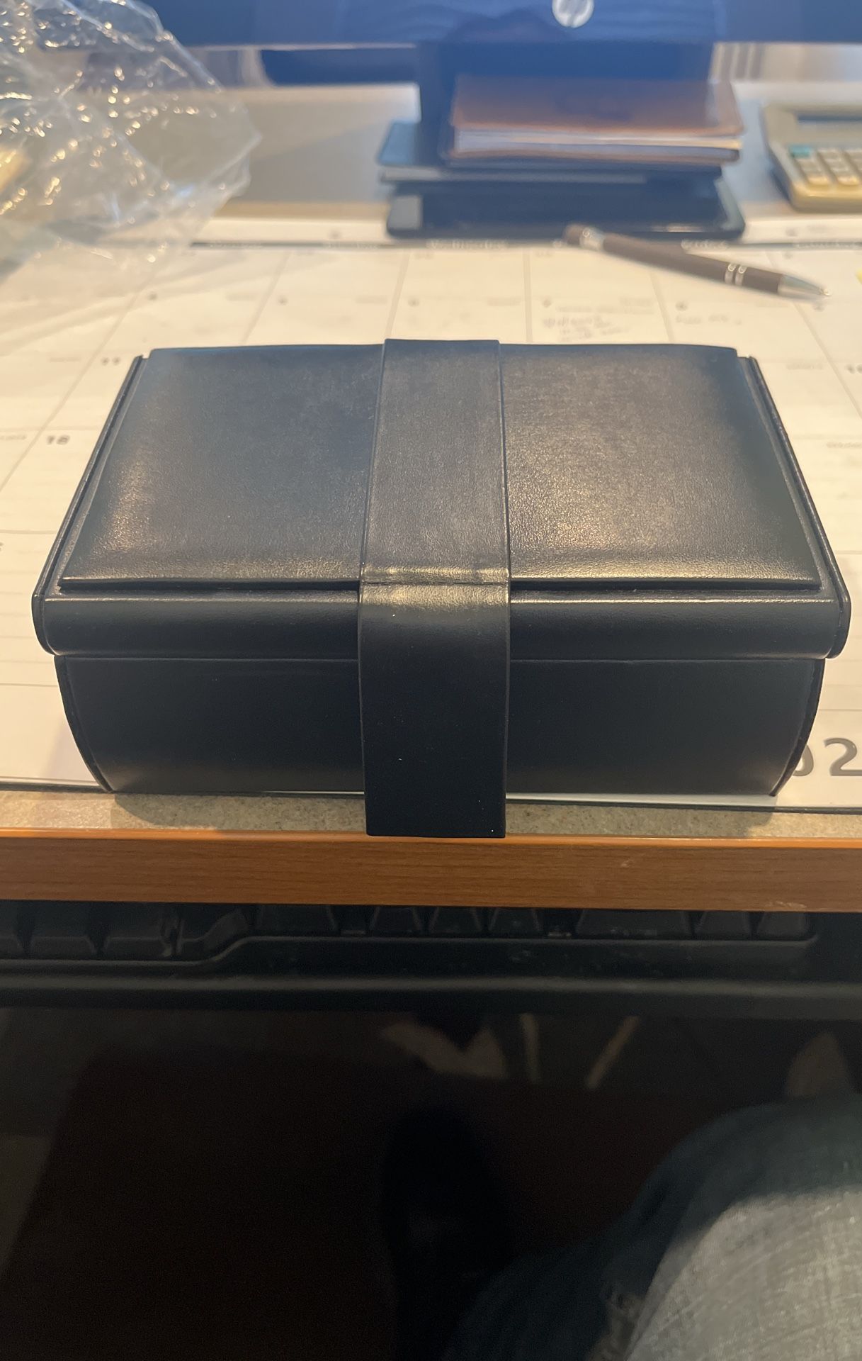 Black 3 Watch Storage Case