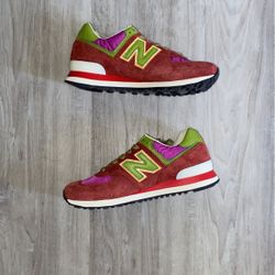 New Balance 574 Red Size 8.5 Brand New