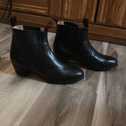 Black Folklórico Boots Men