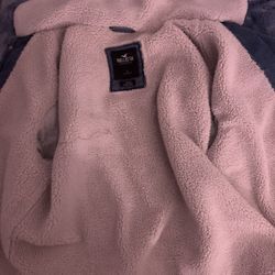 SHERPA-LINED DENIM TRUCKER JACKET 