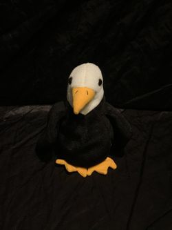 Ty Beanie Baby Baldy the Bald Eagle Retired 1996 PVC Pellets Clean - No Hang Tag