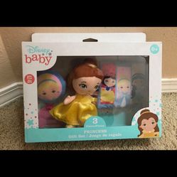 New Disney Princess Gift Set Plush Chime Activity