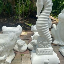 Concrete Sea Horse