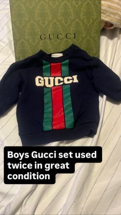 Gucci jogger set for toddler boy