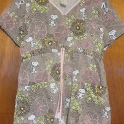 Snoopy Scrub Top, Medium 