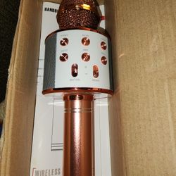 WS-858 Wireless Bluetooth Karaoke Handheld Microphone USB KTV Microfone Player Bluetooth Mic Speaker 