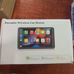 Portable wireless car stereo