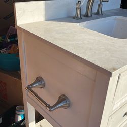 Used Vanity 36” With Faucet