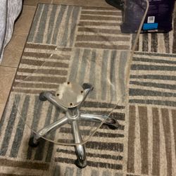 Acrylic metal rolling office chair adjustable swivel indoor desk, furniture