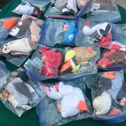 Beanie Baby Plush Toys, Lot of 17
