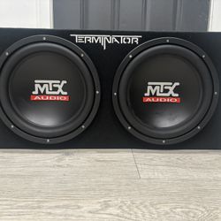 Mtx Terminator 12 Inch Dual Subs 1000 Rms