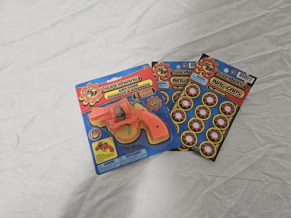 Kids Pop Gun And Cap Set
