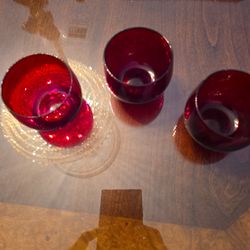 3 Anchor Ruby Red Tumbler