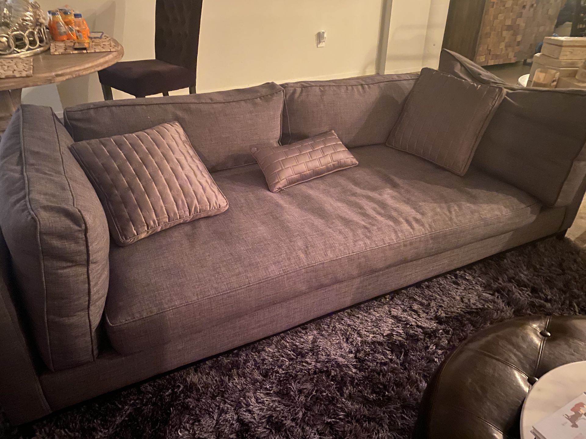 Elm and Iron stylish grey sofa