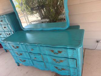 French Provincial Dresser with Mirror