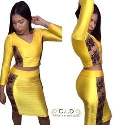 set of skirt yellow 