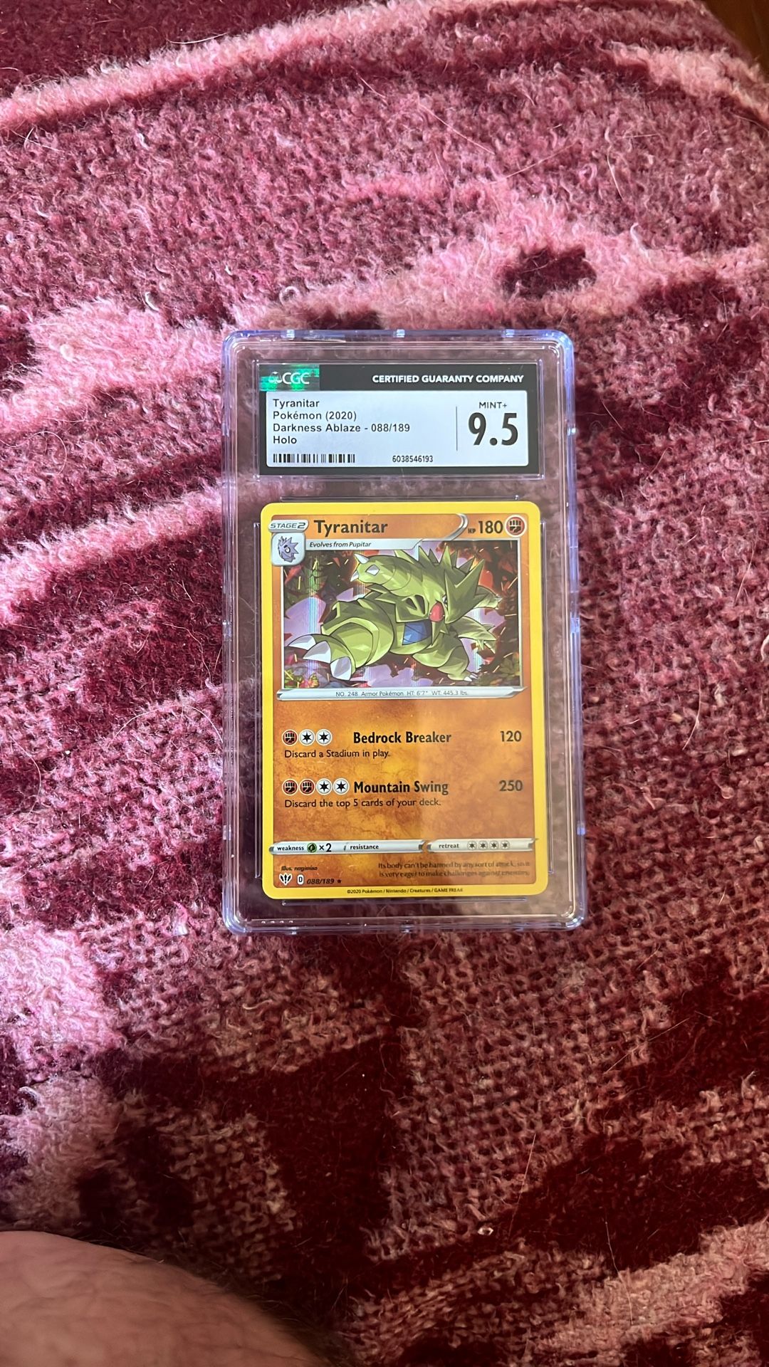 Tyranitar 9.5 CGC