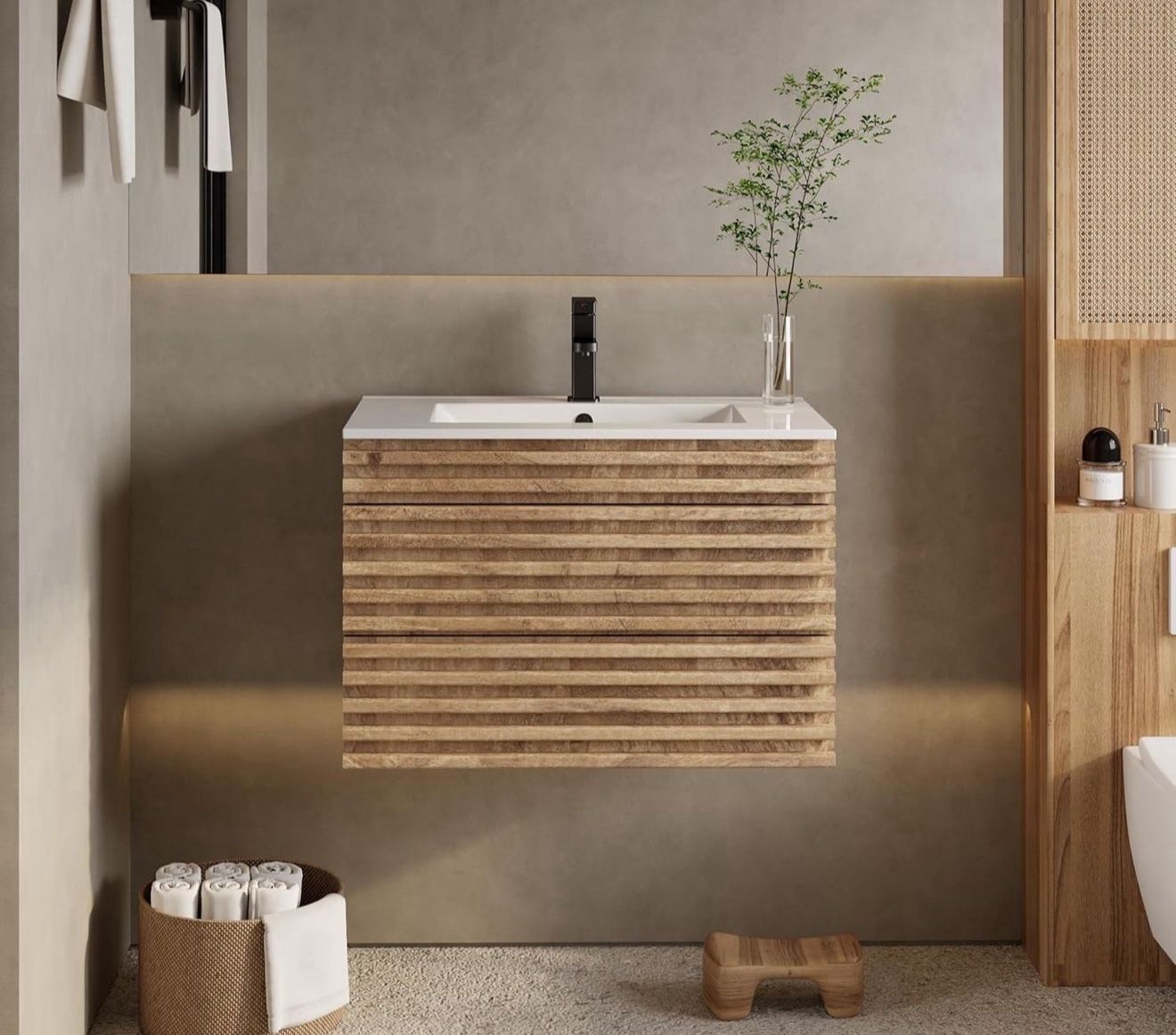 eclife 30" Floating Bathroom Vanity ( No Sink )