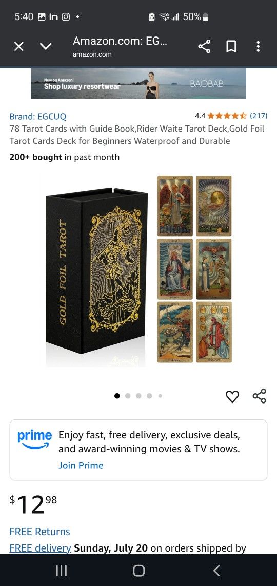 Tarot cars