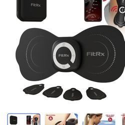 20 Cash Near AV College FitRx Electrode Wireless Massager - Rechargeable TENS Unit Muscle Stimulator with App Control