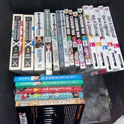 Manga Collection (Sword Art Online, Chainsaw Man, AOT)