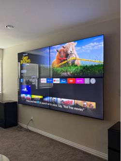 Media wall tv